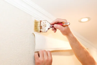 Pose de papier peint à Lastic — revêtements muraux et toiles de verre
